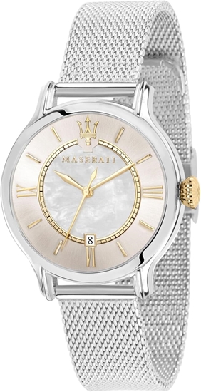 Immagine di EPOCA 34MM 3H IVORY DIAL SS MESH BAND