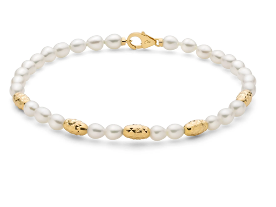 Immagine di BRACCIALE AG+PC L 18CM + CHIUSURA