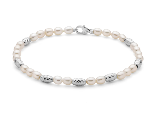 Immagine di BRACCIALE AG+PC L 18CM + CHIUSURA