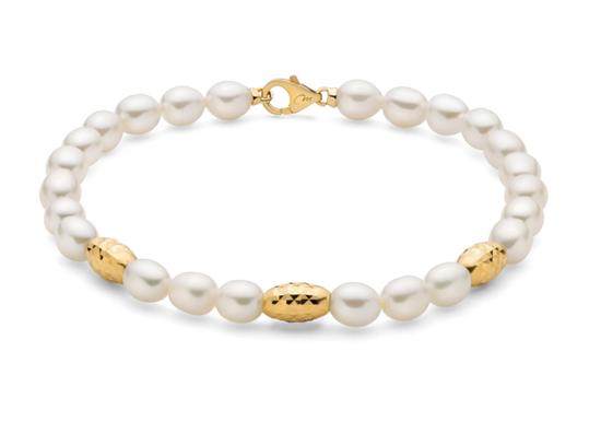 Immagine di BRACCIALE AG+PC L 18CM + CHIUSURA