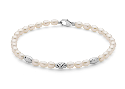 Immagine di BRACCIALE AG+PC L 18CM + CHIUSURA