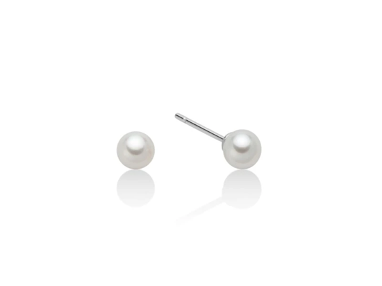 Immagine di ORECCHINI IN ORO BIANCO MILUNA,PERLE DIAMETRO 6/6.5MM
